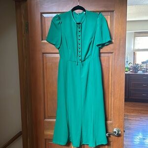 Conservative short sleeve dress